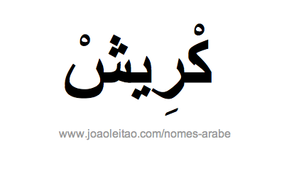 Chris em Árabe, Nome Chris Escrita Árabe, Como Escrever Chris em Árabe