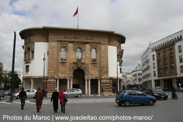 Bâtiment de la Banque Al Maghreb à Rabat