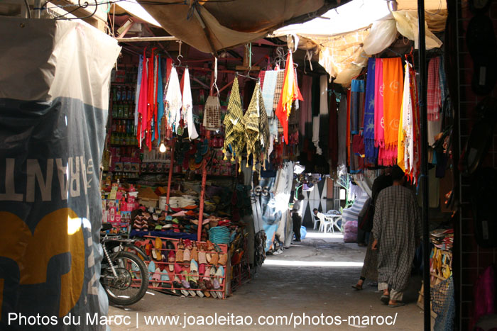 Intérieur du marché central d'Ouarzazate