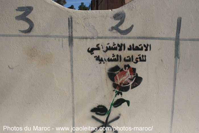 Mur réservé aux groupe politique Union socialiste des forces populaires in Missour