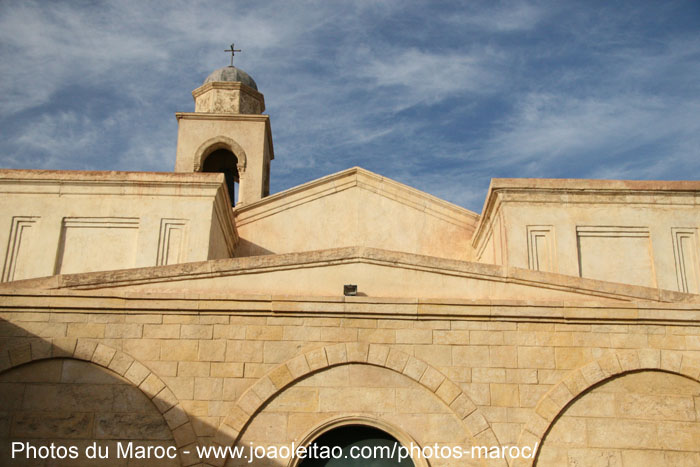 Scénario d'une Église dans le Musée du cinéma à Ouarzazate