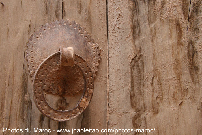 Bouton de Porte d'un casbah dans la Vallée du Drâa