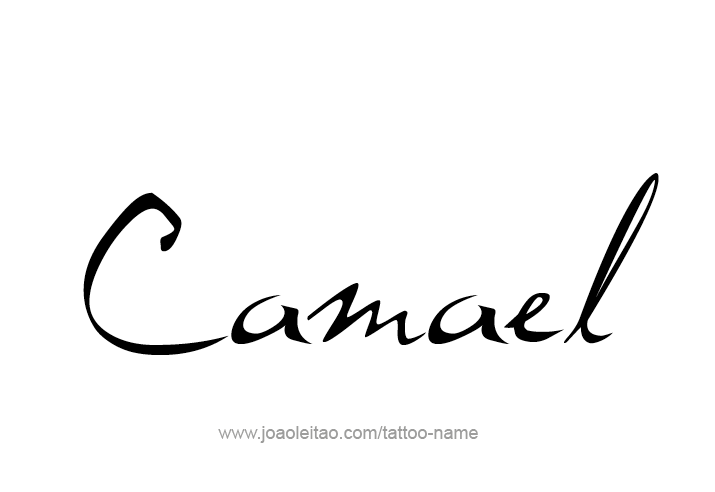 Tattoo Design Angel Name Camael