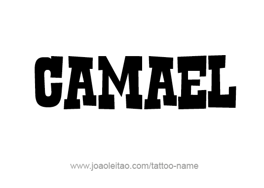 Tattoo Design Angel Name Camael