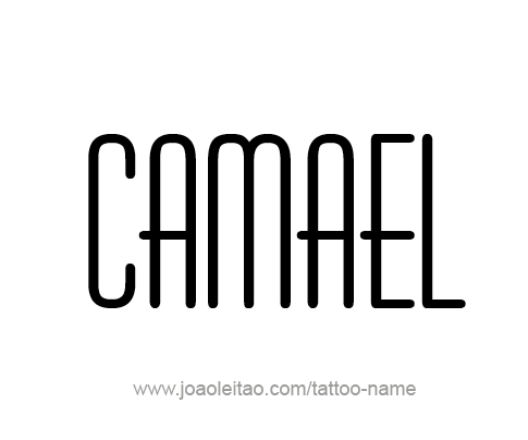 Tattoo Design Angel Name Camael