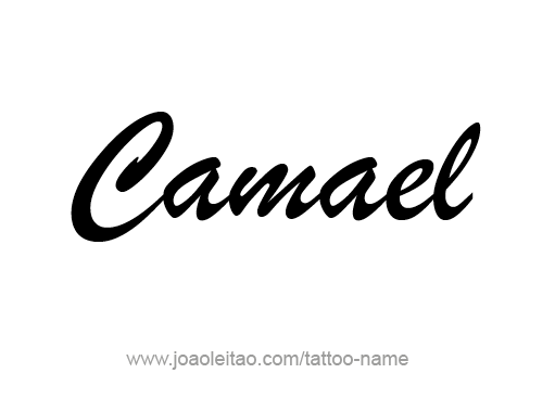 Tattoo Design Angel Name Camael