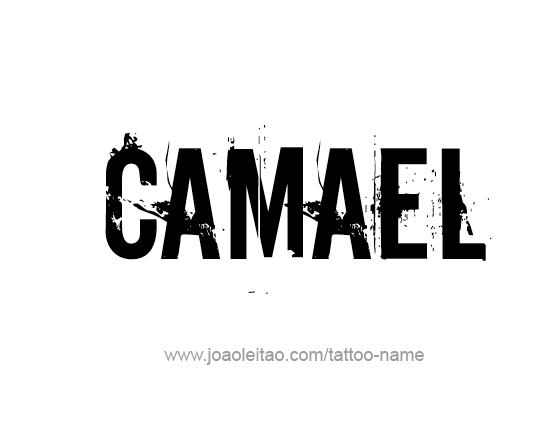 Tattoo Design Angel Name Camael