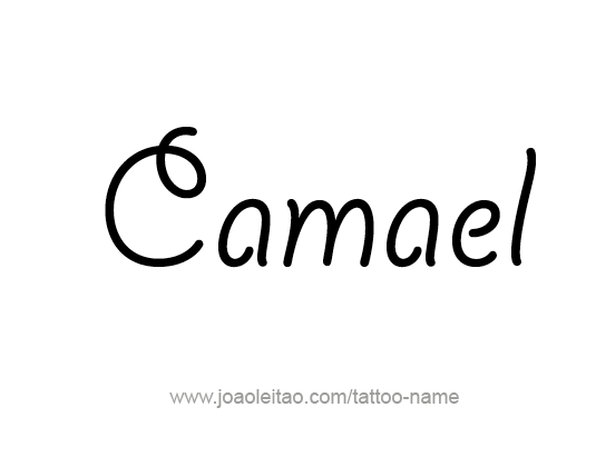 Tattoo Design Angel Name Camael