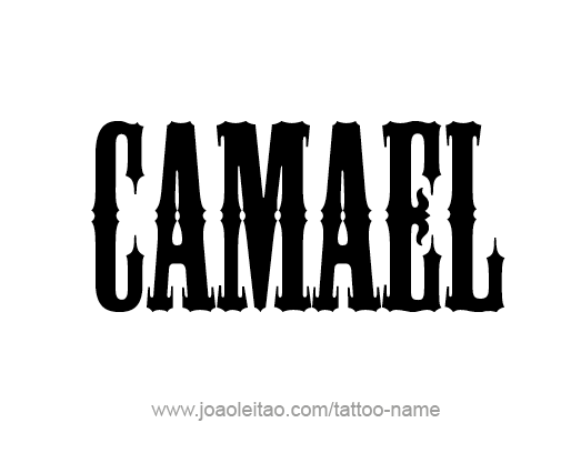 Tattoo Design Angel Name Camael