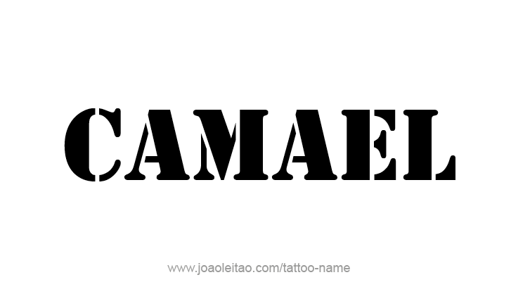 Tattoo Design Angel Name Camael