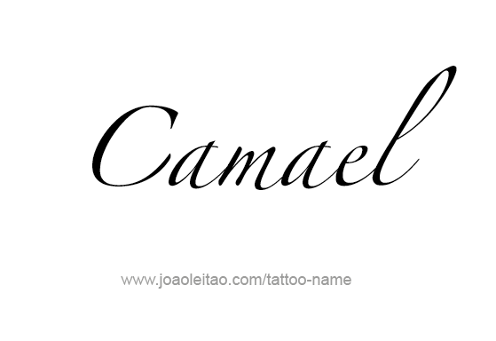 Tattoo Design Angel Name Camael