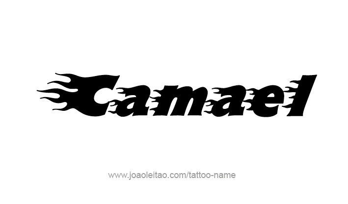 Tattoo Design Angel Name Camael