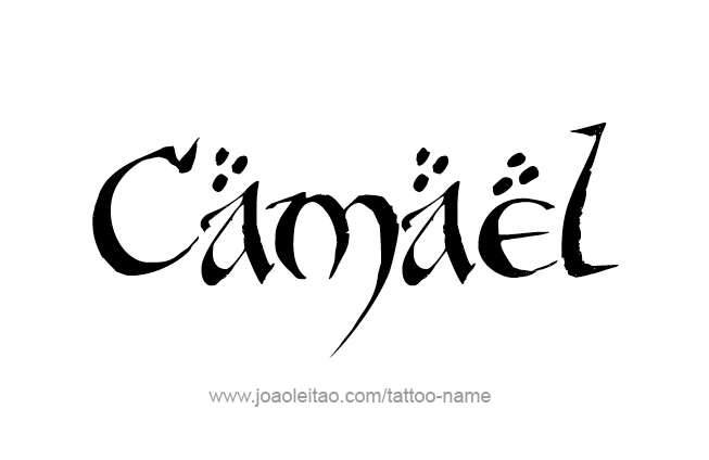 Tattoo Design Angel Name Camael