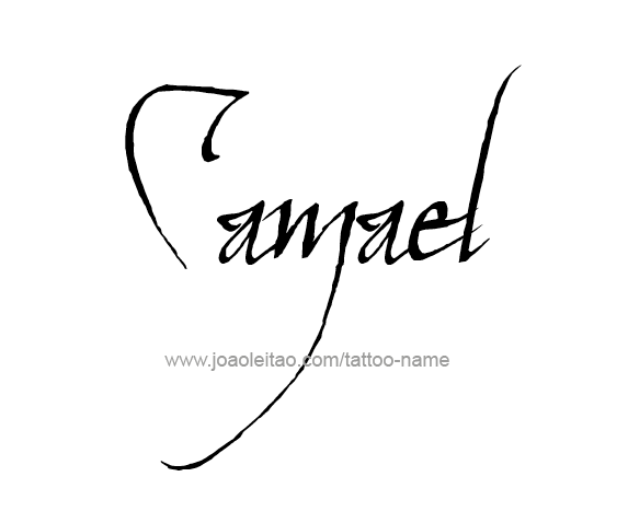 Tattoo Design Angel Name Camael