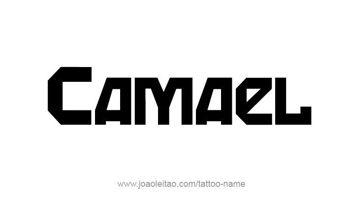 Tattoo Design Angel Name Camael