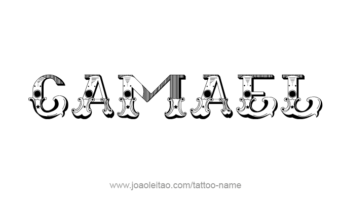 Tattoo Design Angel Name Camael