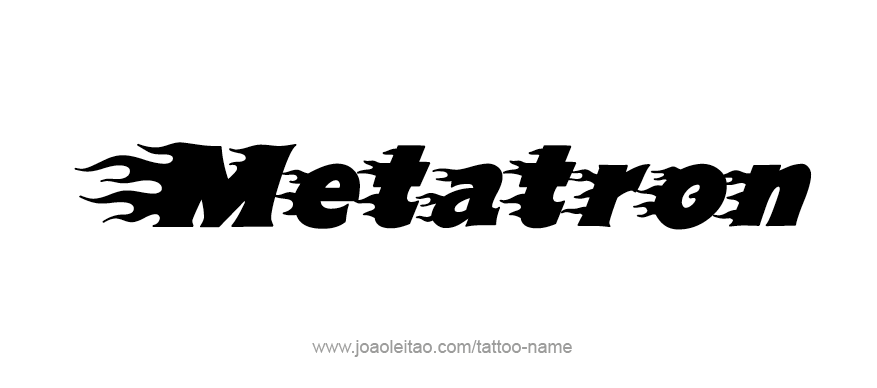 Tattoo Design Angel Name Metatron 