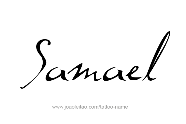 Tattoo Design Angel Name Samael