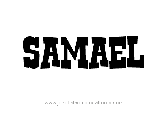 Tattoo Design Angel Name Samael