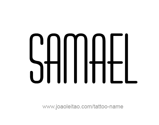 Tattoo Design Angel Name Samael