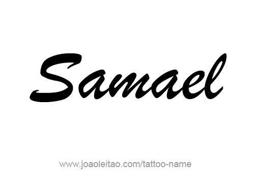 Tattoo Design Angel Name Samael