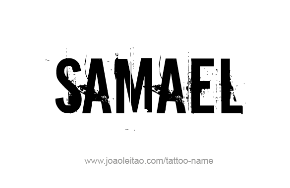 Tattoo Design Angel Name Samael