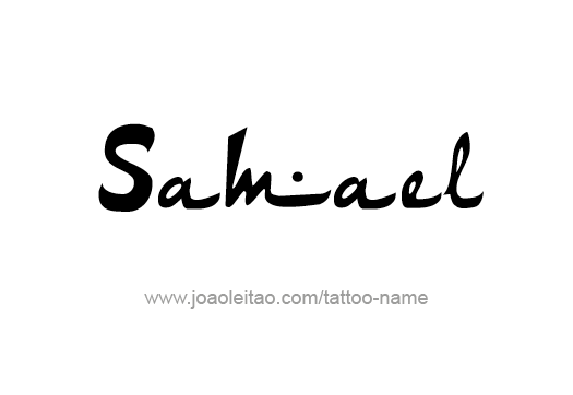 Tattoo Design Angel Name Samael