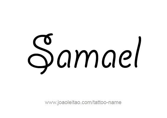 Tattoo Design Angel Name Samael