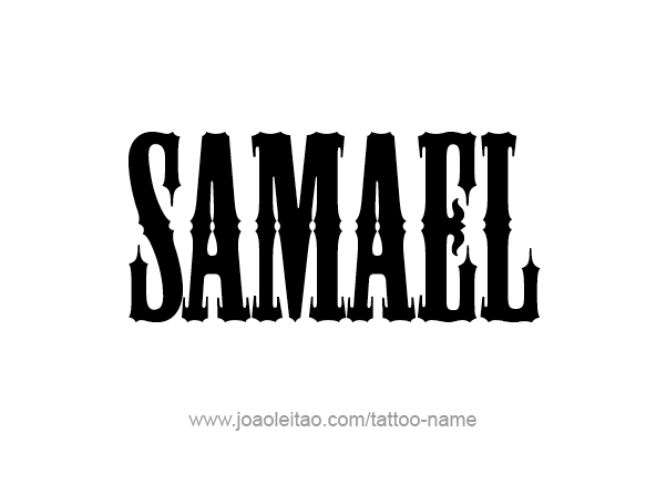 Tattoo Design Angel Name Samael