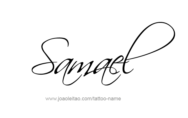 Tattoo Design Angel Name Samael