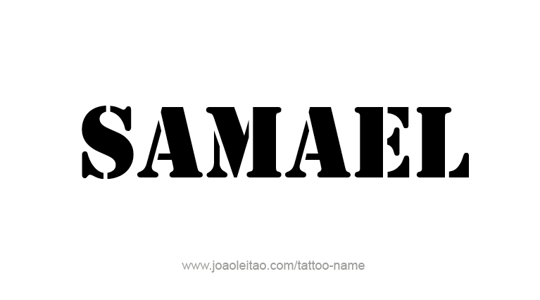 Tattoo Design Angel Name Samael