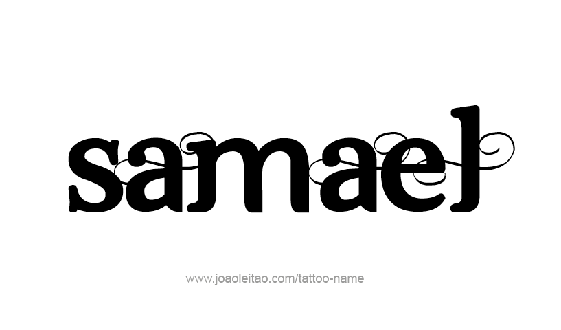 Tattoo Design Angel Name Samael