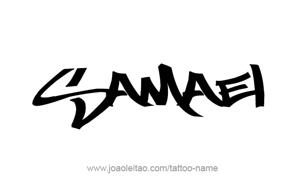 Tattoo Design Angel Name Samael