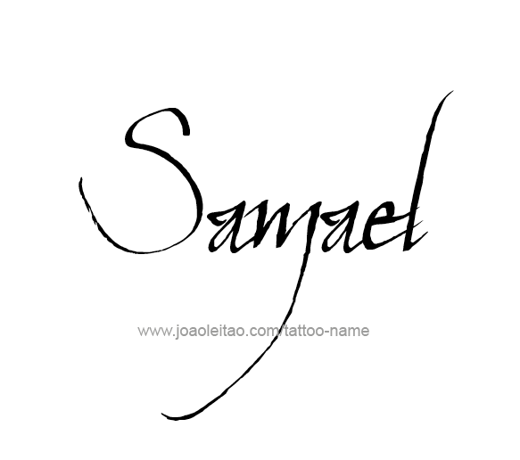 Tattoo Design Angel Name Samael