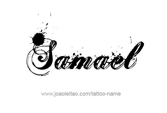 Tattoo Design Angel Name Samael