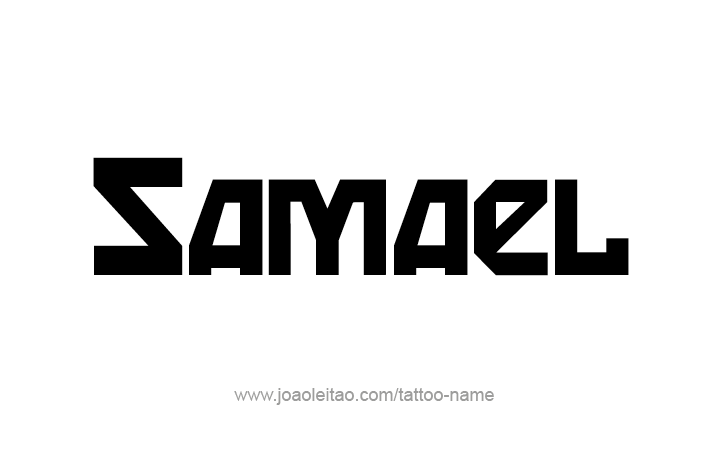 Tattoo Design Angel Name Samael