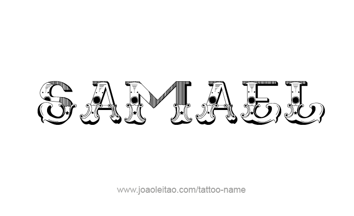 Tattoo Design Angel Name Samael