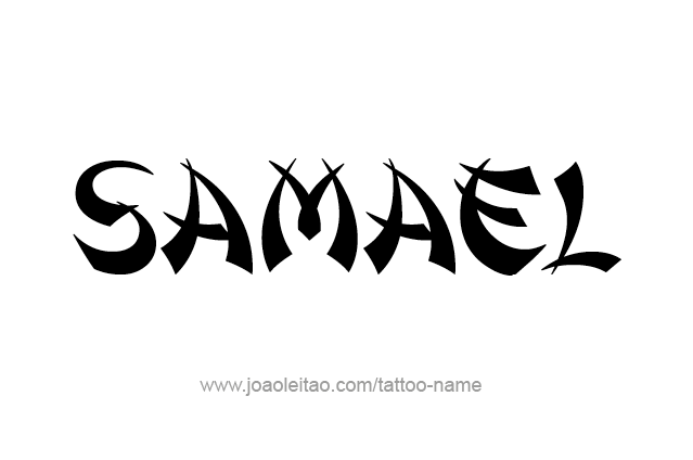 Tattoo Design Angel Name Samael