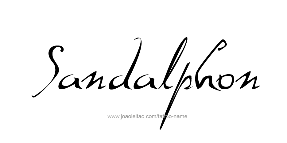 Tattoo Design Angel Name Sandalphon