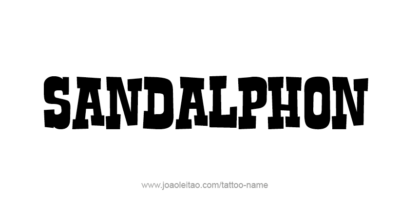 Tattoo Design Angel Name Sandalphon