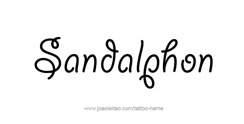 Tattoo Design Angel Name Sandalphon