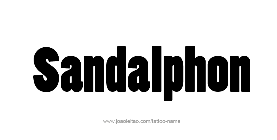 Tattoo Design Angel Name Sandalphon