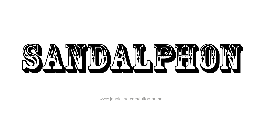 Tattoo Design Angel Name Sandalphon