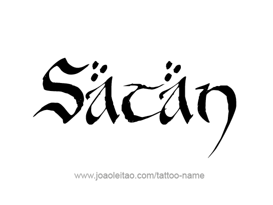 Tattoo Design Angel Name Satan