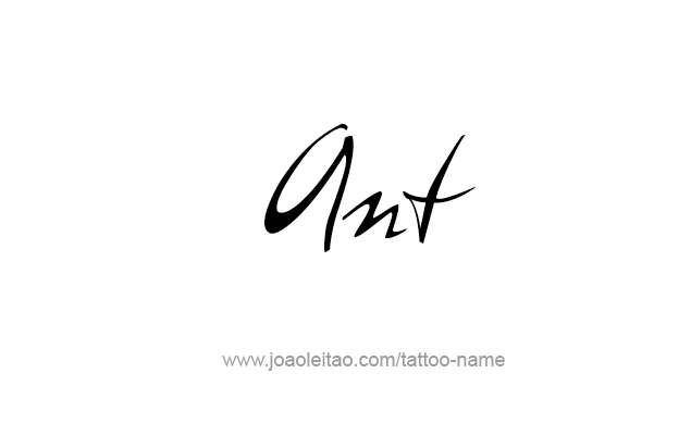 Tattoo Design Animal Name Ant