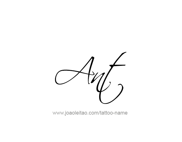 Tattoo Design Animal Name Ant