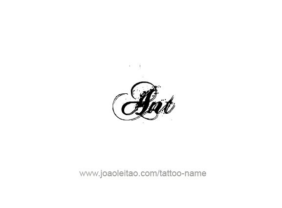 Tattoo Design Animal Name Ant