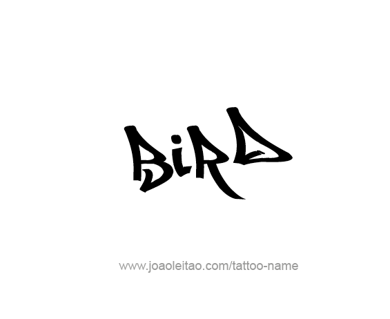 Tattoo Design Animal Name Bird