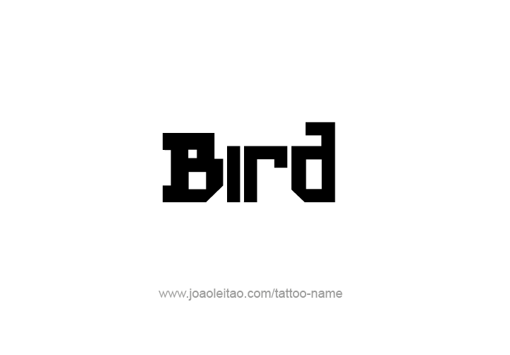 Tattoo Design Animal Name Bird