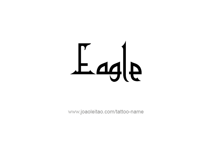 Tattoo Design Animal Name Eagle